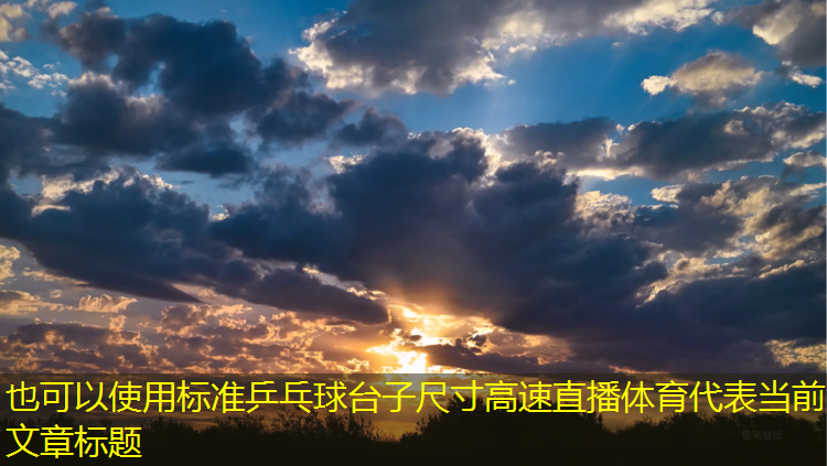 标准乒乓球台子尺寸高速直播体育
